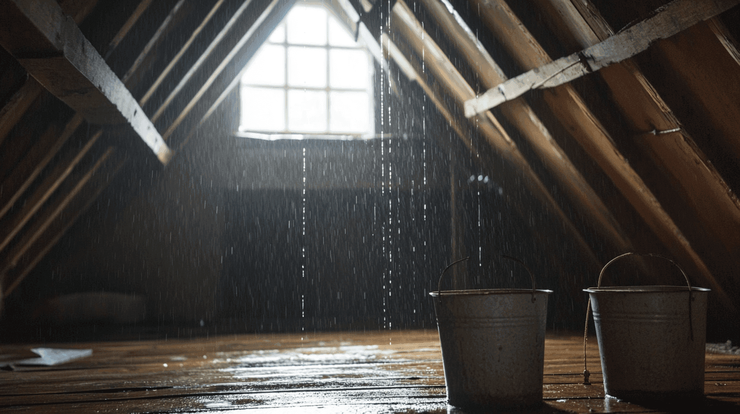 Homeowners in Dayton, Ohio are familiar with the common scene of water leaking through an attic roof, with two metal buckets placed on the wooden floor to catch the dripping water. Regular roof inspections can help prevent such unwelcome surprises like a roof leak.