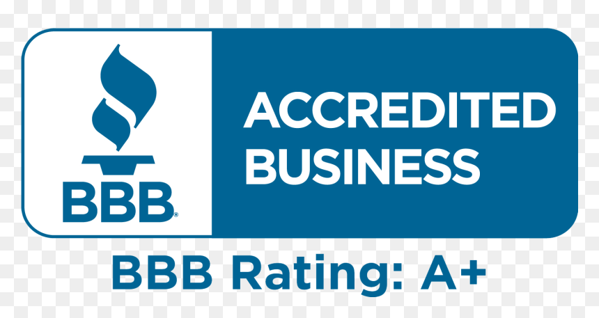 About All-Side Roofing: BBB Accredited Business logo with A+ rating shown on a blue and white background.