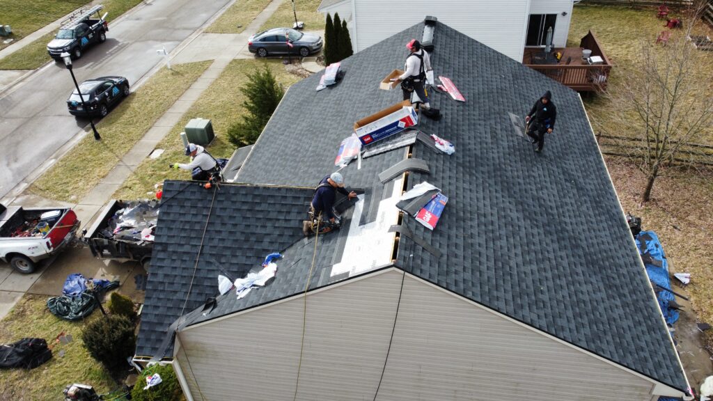 Roof replacement near me in Morrow, OH, for a home with aging roofing materials